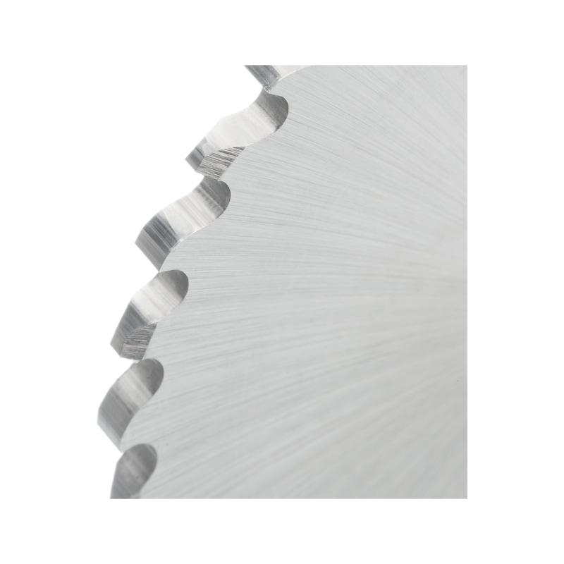 ORION mtl circ saw blade, HSS, coarse-toothed, 80mm x 2.5mm x 22mm C (V+F) T=40 - Metal circular saw blade, HSS, coarse-toothed with taper tap and third tap, type C