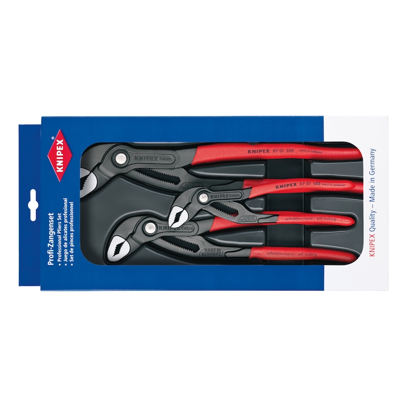 KNIPEX Cobra package, 3 pieces, 00 20 09 V02