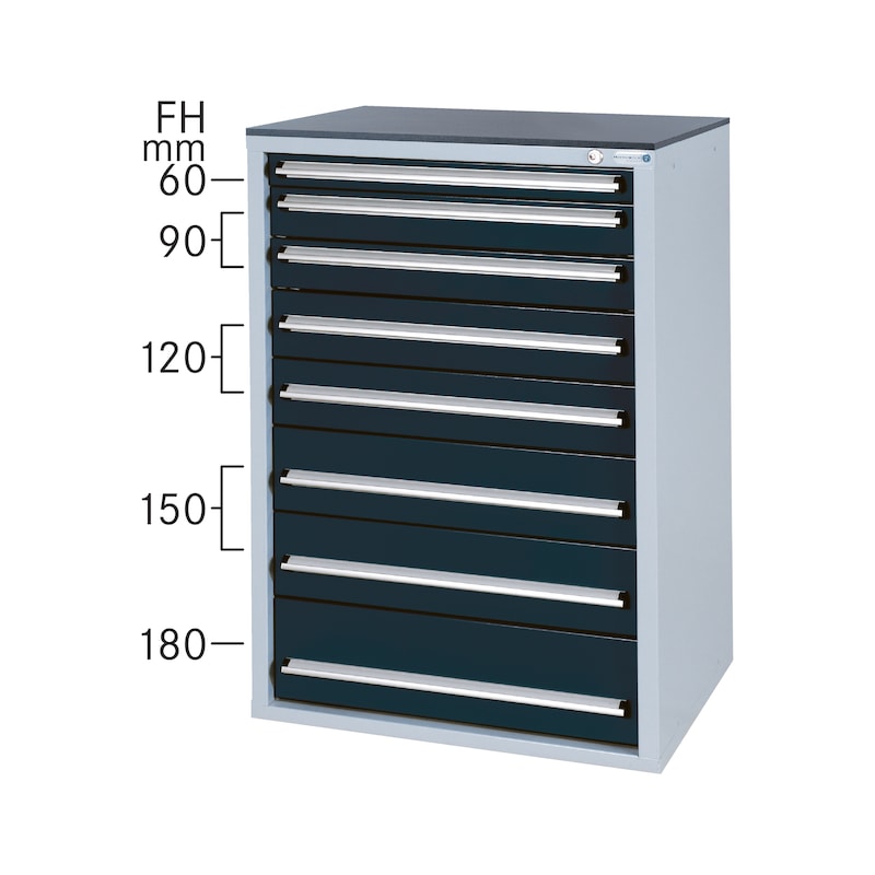 HK Drawer cabinet system 550 S with 8 drawers HK Drawer cabinet system 550 S with 8 drawers