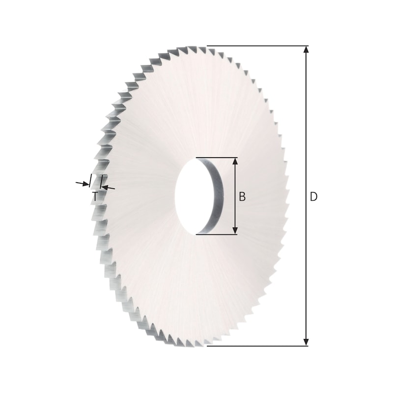 ORION mtl circ saw blade, HSS, coarse-toothed, 80mm x 2.5mm x 22mm C (V+F) T=40 - Metal circular saw blade, HSS, coarse-toothed with taper tap and third tap, type C
