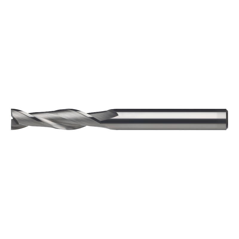 ATORN solid carbide slotting cutter, long, 16.0 mm, 2-cutter, DIN 6535 HA shaft - Solid carbide end mill