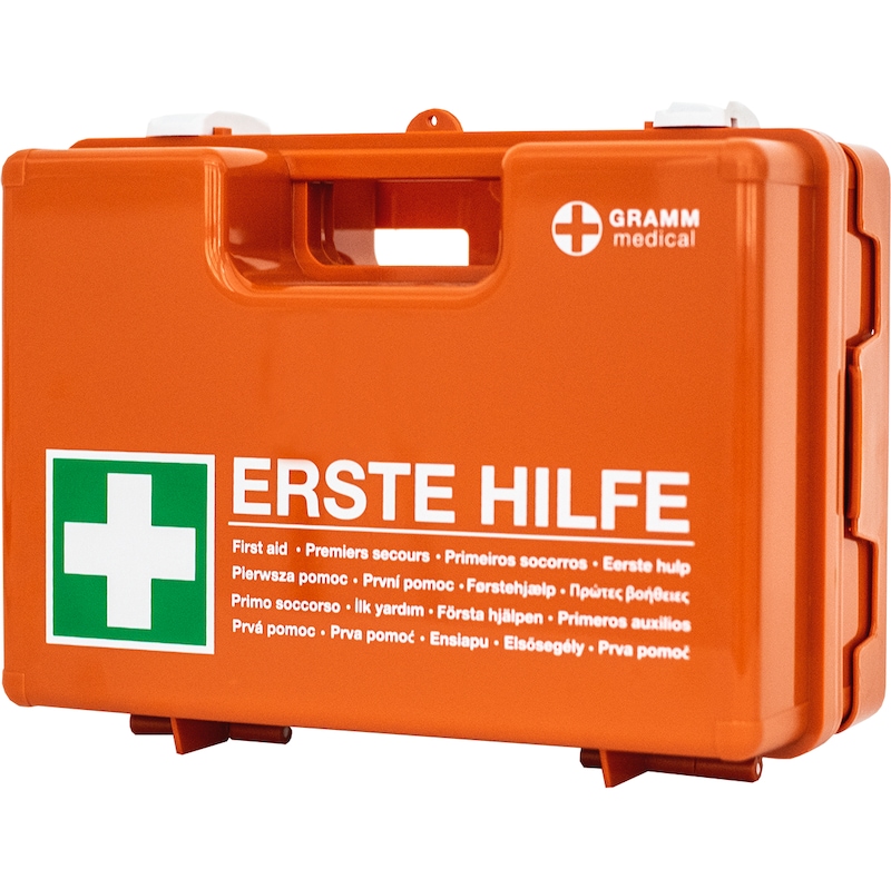 GRAMM Medical first aid kit DOMINO with contents DIN 13157 - First aid case DOMINO