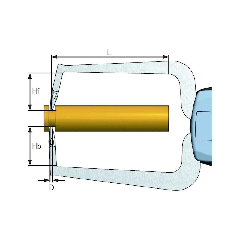KROEPLIN Electronic measuring gauge for external measurement of grooves and thicknesses - 3 KROEPLIN Electronic measuring gauge for external measurement of grooves and thicknesses - 3