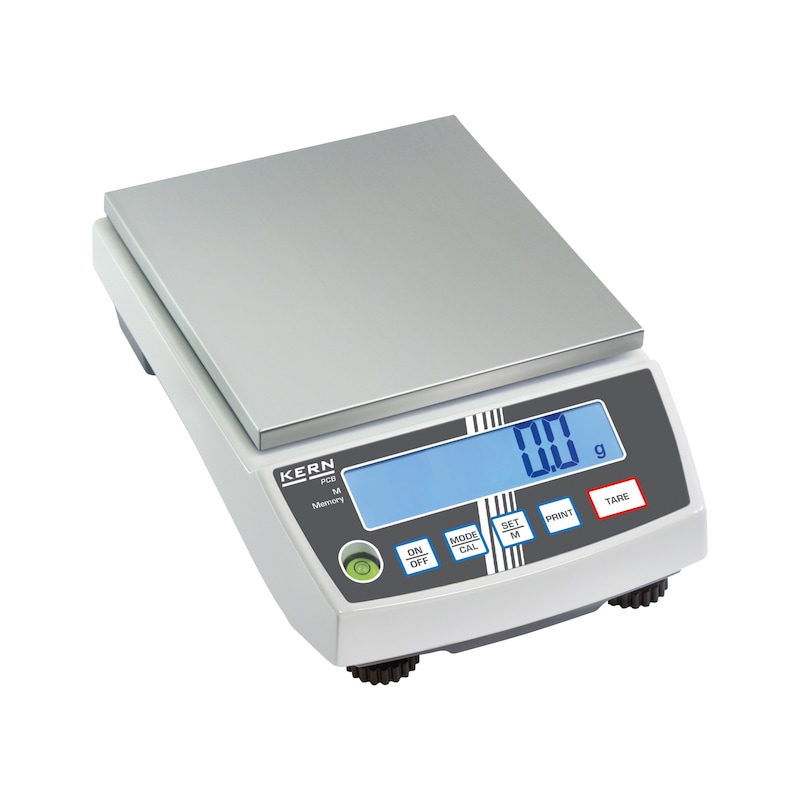 KERN compact scales PCB 10000-1, weighing range 10000 g, digit increment 0.1 g - Compact scales PCB