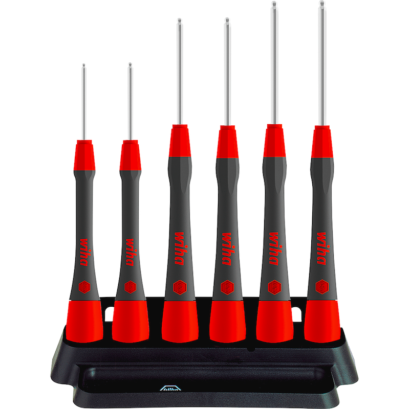 WIHA Precision hexagon screwdriver set, 6 pieces WIHA Precision hexagon screwdriver set, 6 pieces