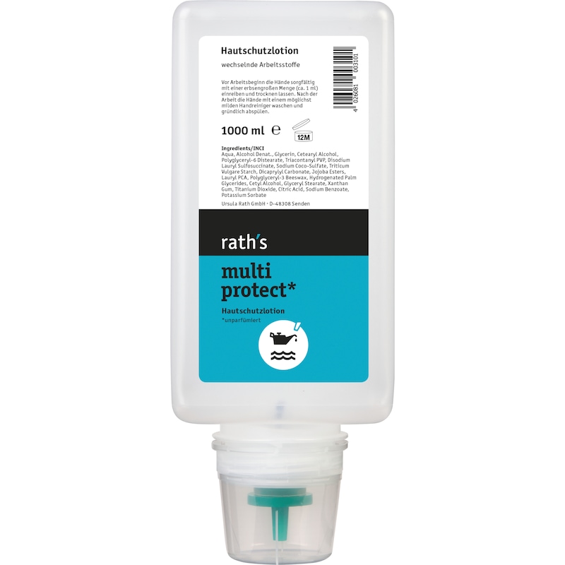RATHS Crème de protection pour la peau multi protect flacon souple de 1 ...