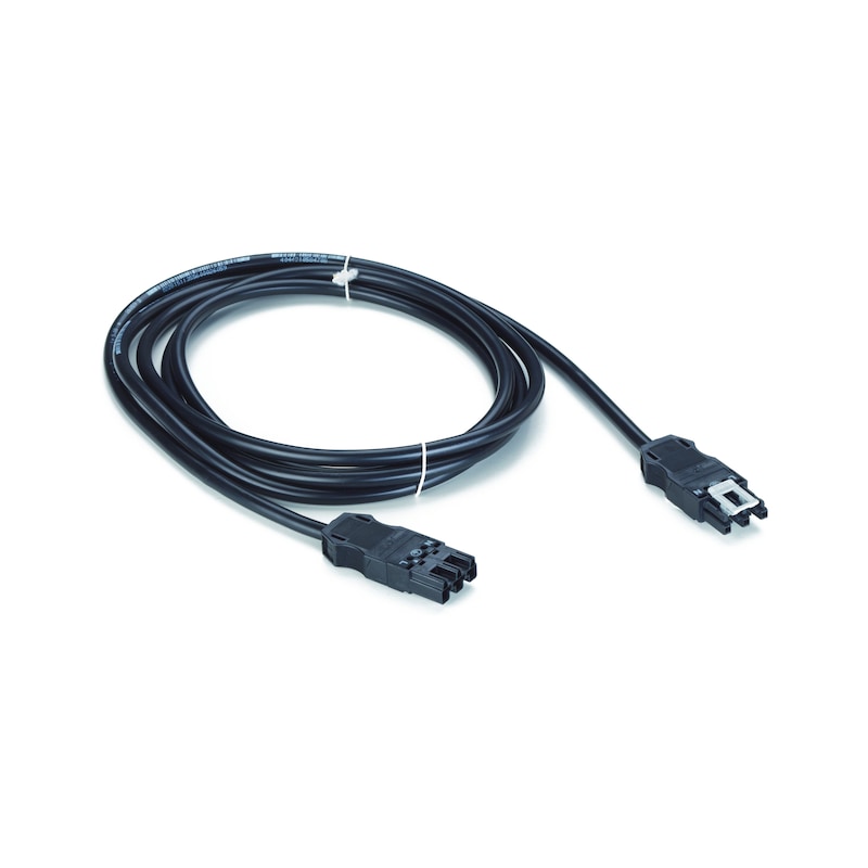 LISTA connecting cable D/safety socket/F length 3,000 mm - Connecting cable for battery cabinet