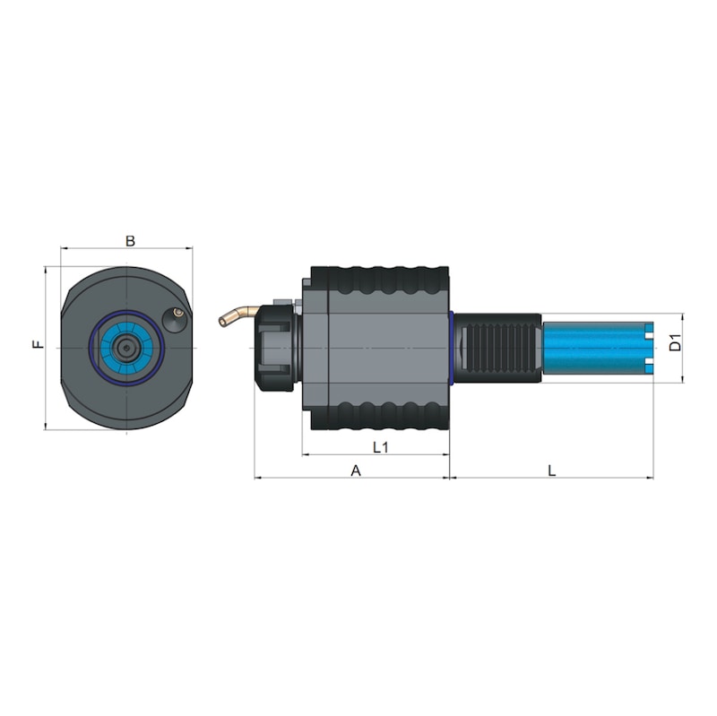 EROGLU SL4AX40E32112 EROGLU, Axial Bohr-und Fräskopf ...