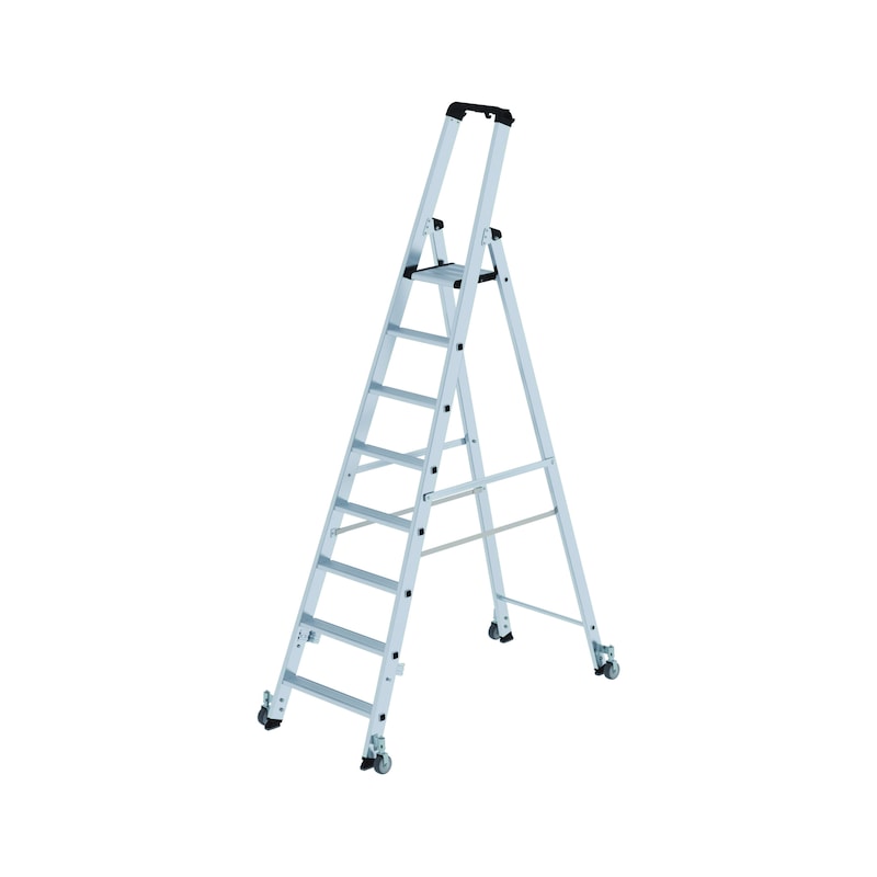 Günzburger, Aluminium-Stehleiter, einseitig begehbar, 5 Stufen, G-50085 Günzburger, Aluminium-Stehleiter, einseitig begehbar, 5 Stufen, G-50085