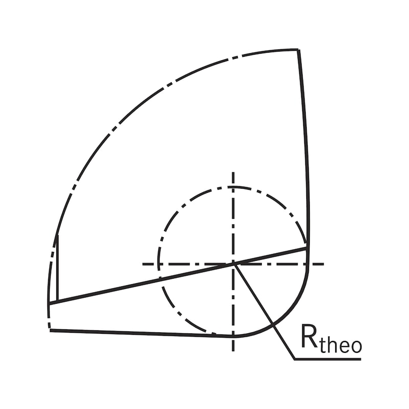 ATORN Fraise deux tailles HPC en carbure monobloc, longue - 5 ATORN Fraise deux tailles HPC en carbure monobloc, longue - 5