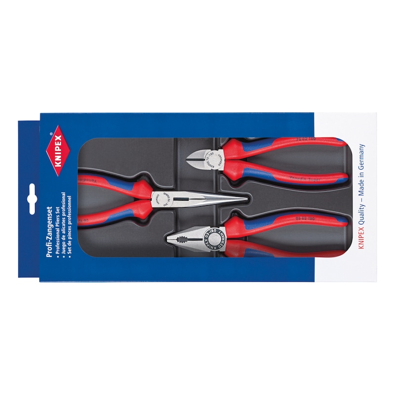 KNIPEX Zangen-Satz 3-teilig Montage-Paket