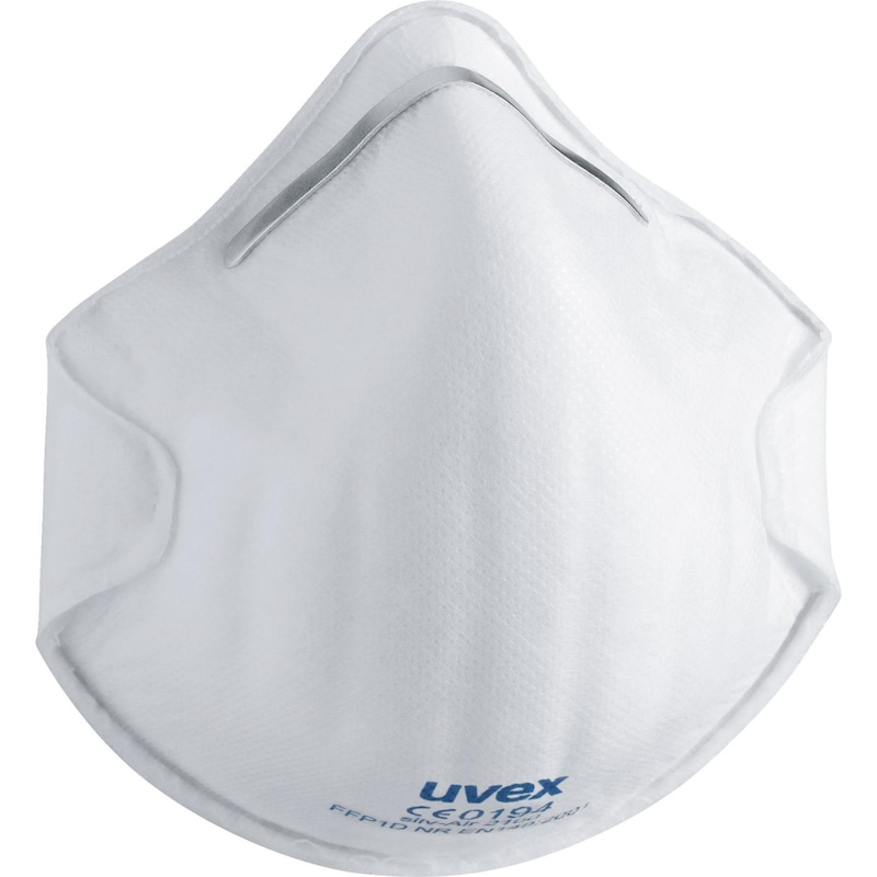 UVEX SilvAir Classic masque de protection respiratoire moulé FFP1 av pont de nez - Masque de protection