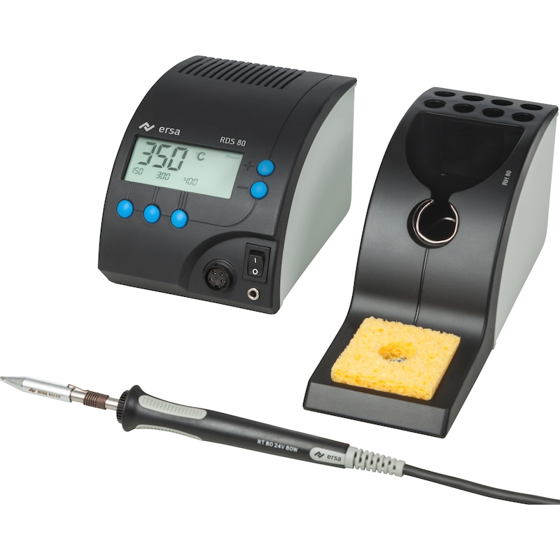 ERSA RDS 80 soldering station 150-450 °C with stand