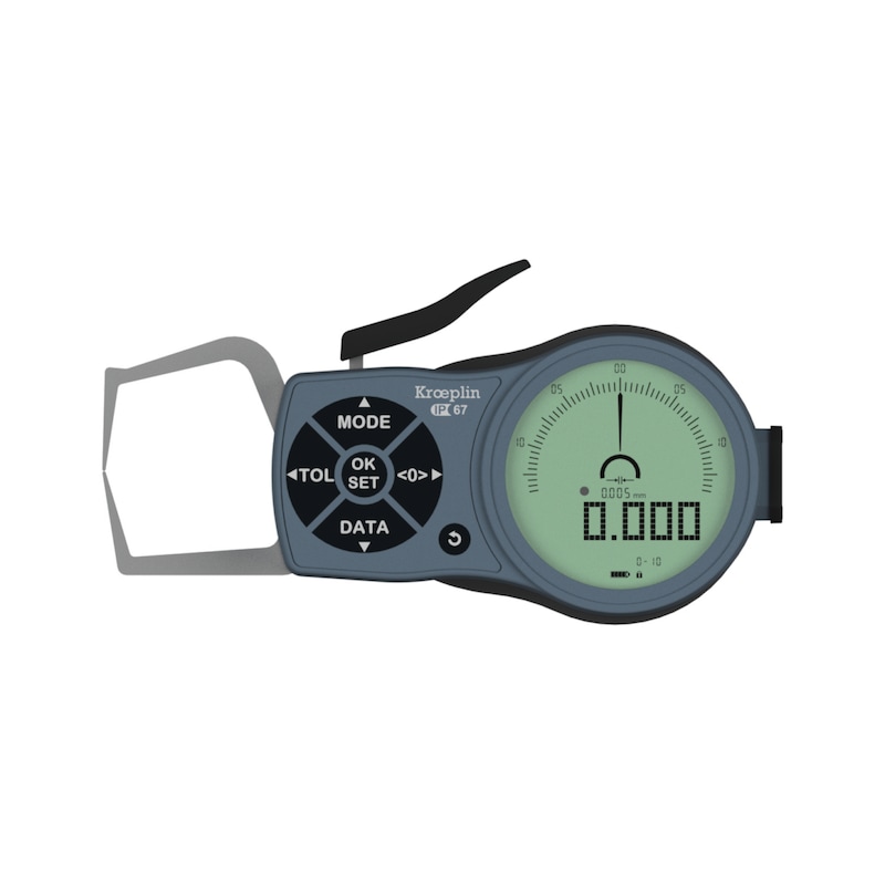 KROEPLIN Electronic measuring gauge for external measurement of pipe walls - 1 KROEPLIN Electronic measuring gauge for external measurement of pipe walls - 1