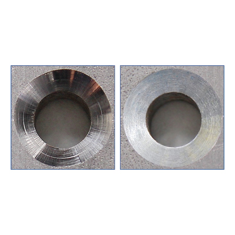 ATORN fraise, 90°, HSS, T=3, denture très irrégulière, 31,0 x 71 mm - Fraise conique, 90°, HSS, triple arête, pas extrêmement irrégulier