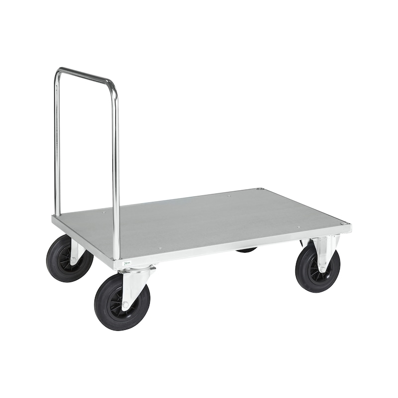 KONGAMEK Platform trolley series 600 push handle, zinc plated KONGAMEK Platform trolley series 600 push handle, zinc plated