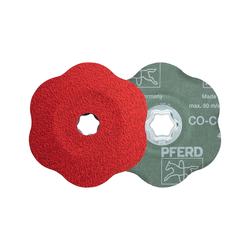 PFERD Keramikkorn Combiclick CO-COOL 60 Contour Fiberscheibe Durchmesser 125 mm