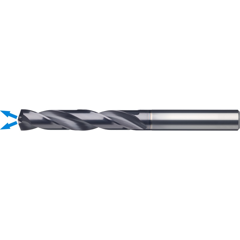 ATORN high-perf. SC drill ULTRA M HPC 5xD 14.0 mm x 14 mm x 124 mm HA internal - High-performance drill bit, solid carbide ULTRA M HPC 5xD with internal cooling HA