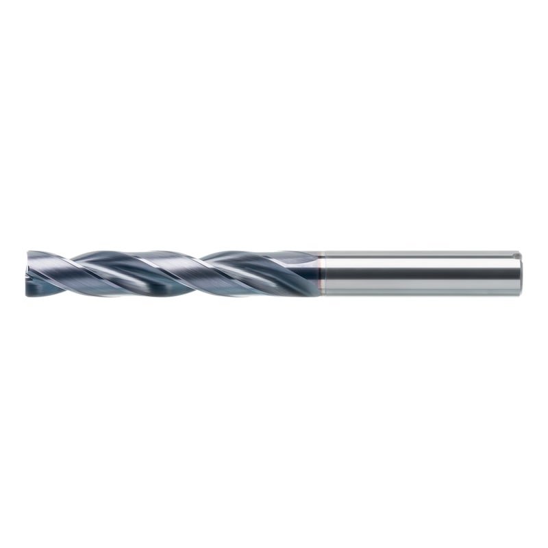 ATORN 180° high-performance drill bit, solid carbide TiAlN 5xD with internal cooling - 1 ATORN 180° high-performance drill bit, solid carbide TiAlN 5xD with internal cooling - 1