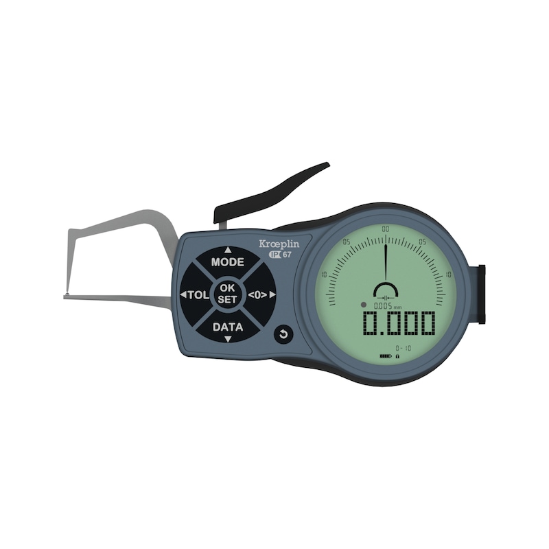 KROEPLIN K1R10S measuring gauge 0-10 mm 0.005 mm IP67 for tube wall ...