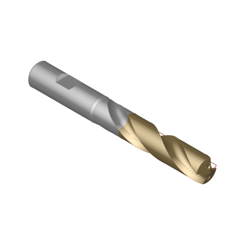 ORION high-perf. drill bit SC TiNAlOX HPC 5xD 15.5 x 16 x 133 mm HB shank w. IC - High-performance drill, solid carbide TiNAlOX HPC 5xD with internal cooling HB