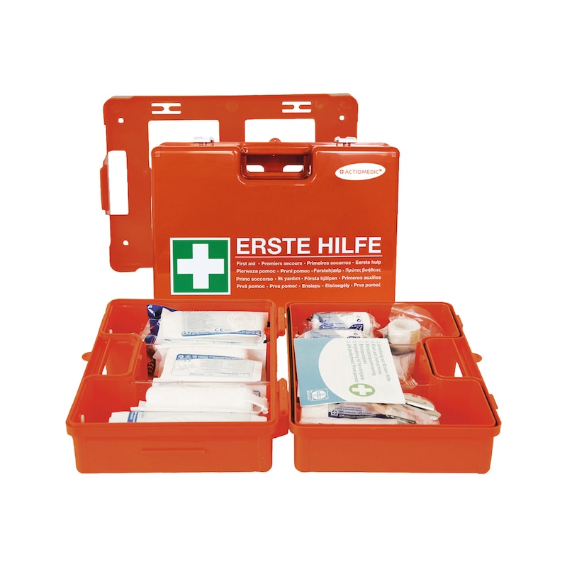 GRAMM Medical first aid kit DOMINO with contents DIN 13157 - First aid case DOMINO