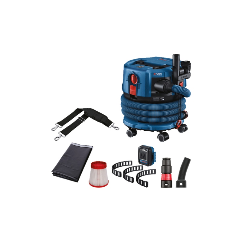 BOSCH GAS 18V-12 MC cordless vacuum cleaner, dust class M, air