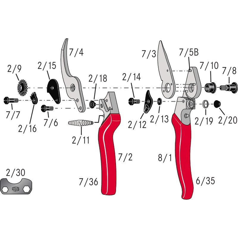 FELCO model 8 pruning shears - FELCO 8 pruning shears/secateurs
