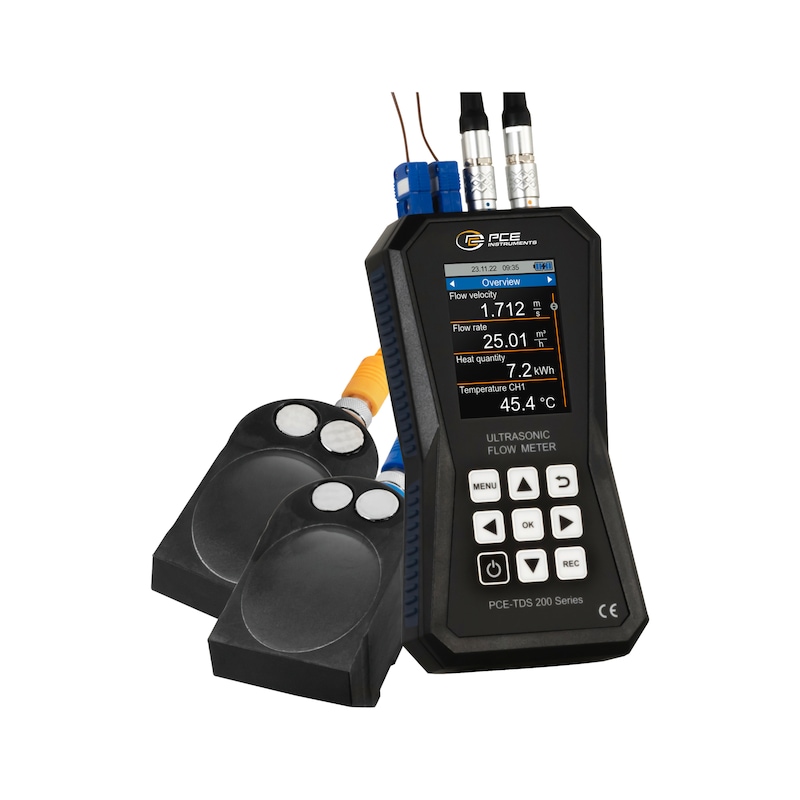 Instrument Wihart Sensor PCE INSTRUMENTS Ultrasonic flow meter PCE-TDS 200+ L with sensors ...