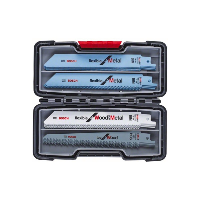 BOSCH 20-piece reciprocating saw blade set Wood and Metal 2607010902 - Saw blade assortment