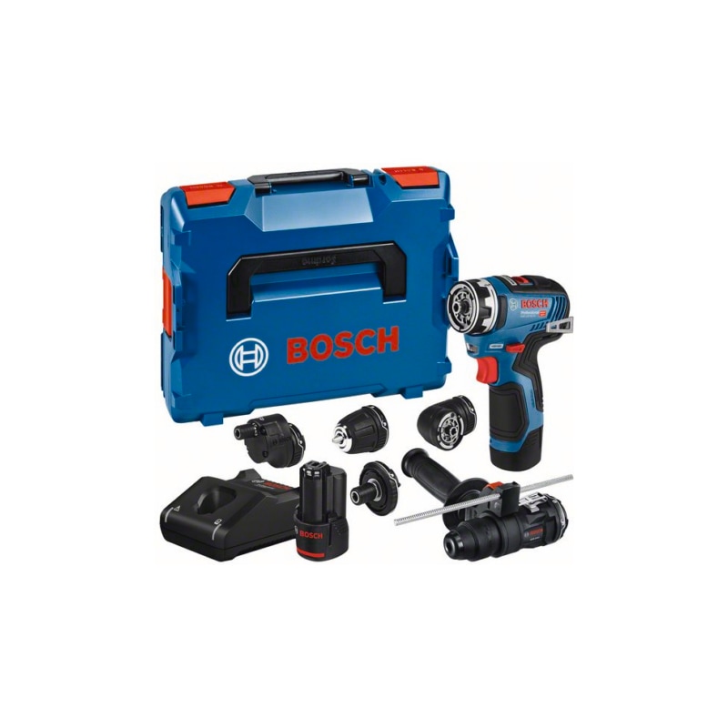 BOSCH cordless drill driver GSR 12V-35 FC x rechargeable battery