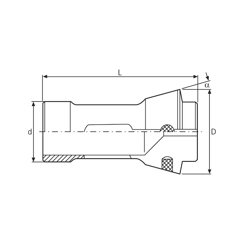 FAHRION collet chuck DIN6343 173E, round - 2 FAHRION collet chuck DIN6343 173E, round - 2