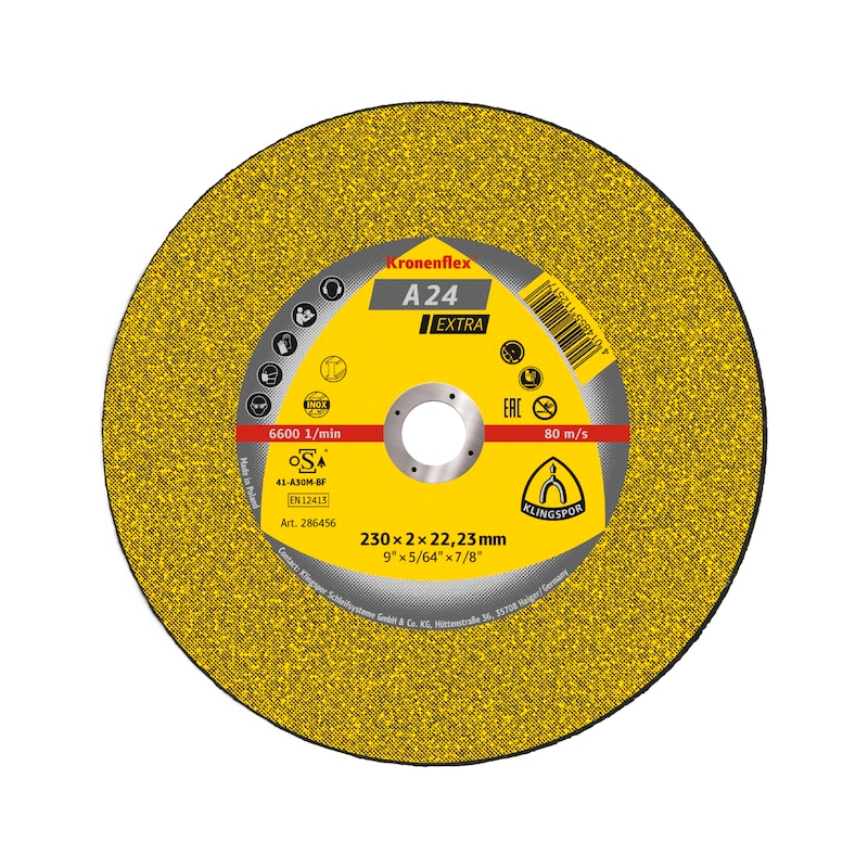 25x Klingspor CS 570 Fiberscheiben – 125 X 22 Mm, Korn 36, Sternloch – Zirkonkorund, Multibindung – Für Edelstahl & Aluminium – Hohe Abtragsleistung, Kühlschleifend, 80 M/s