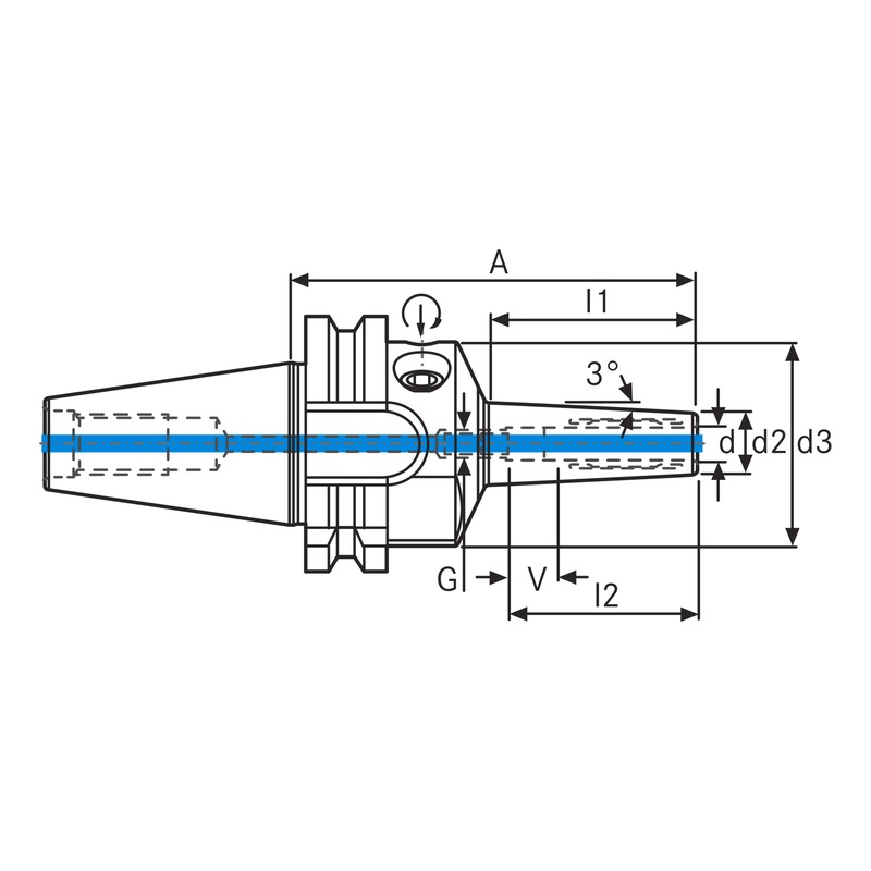 ATORN Hydraulic expansion chuck 3° - 2 ATORN Hydraulic expansion chuck 3° - 2