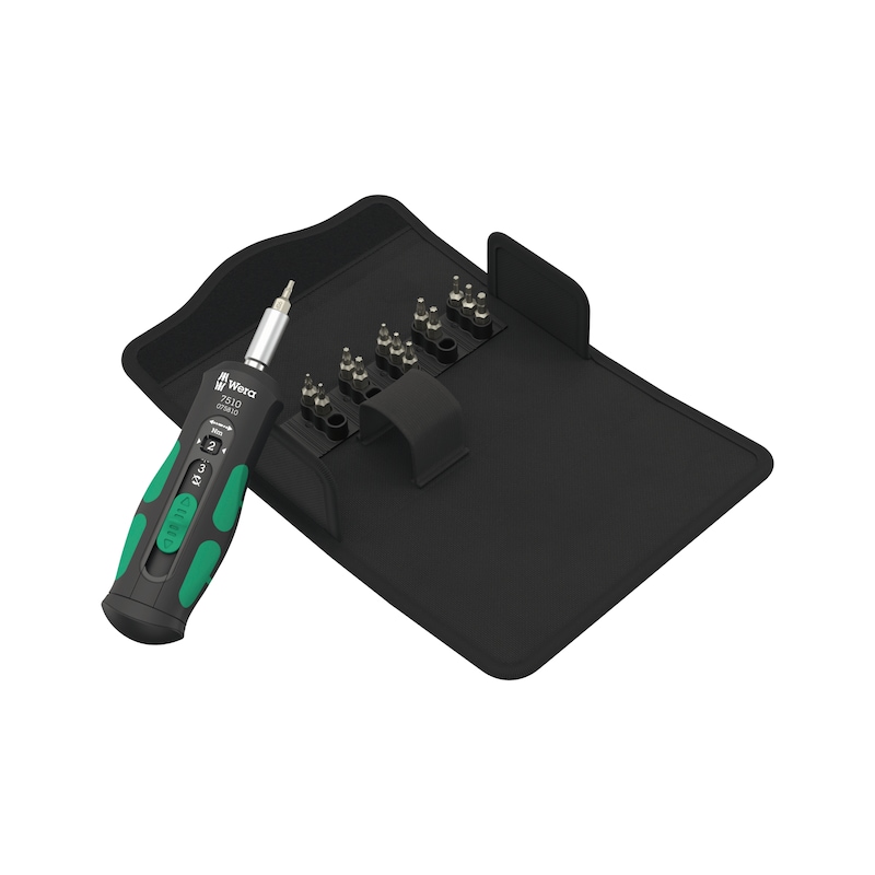 WERA Kraftform Safe-Torque Speed 1-3 Nm set, 14 pieces - Safe-Torque Speed torque screwdriver set