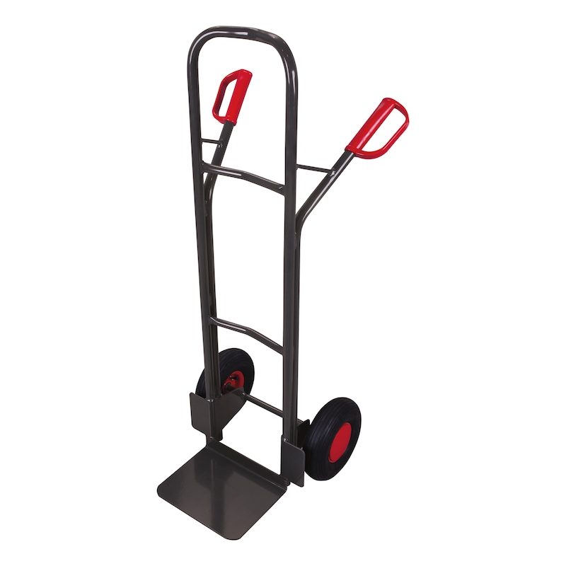 Produktbild von Sackkarre Aus Massivem Stahl Mit Großer Ladeschaufel – Robuster Handwagen Aus Europa, Blau, Tragkraft 300 Kg
