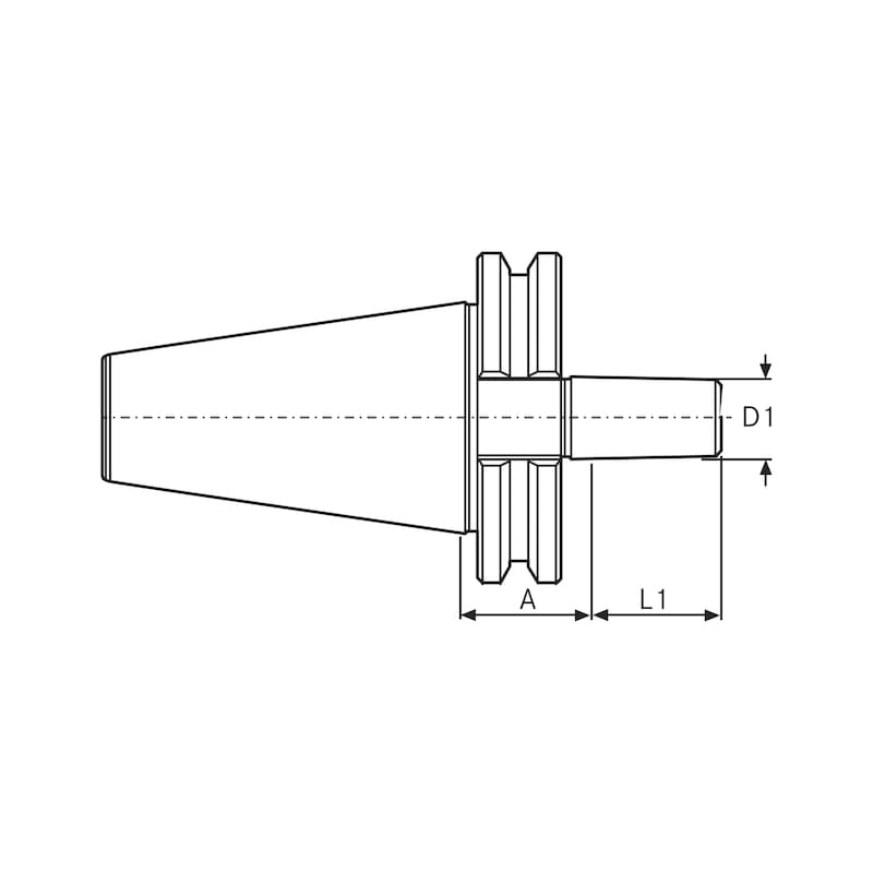 EROGLU SK40 drill chuck holder - 2 EROGLU SK40 drill chuck holder - 2