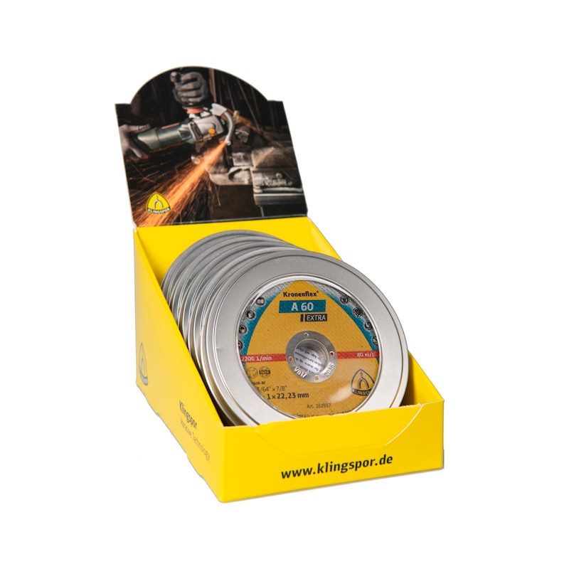 Klingspor ST 358 A support plate ribbed, 125 mm thread M 14 art