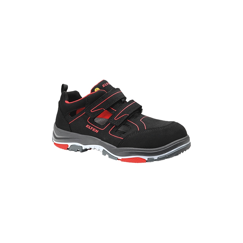 ELTEN Scarpe Antinfortunistiche Lonny Red Easy ESD S1P, Tessuto, Punta In Acciaio, Nero/rosso, Taglia 35, Donna/uomo - 3