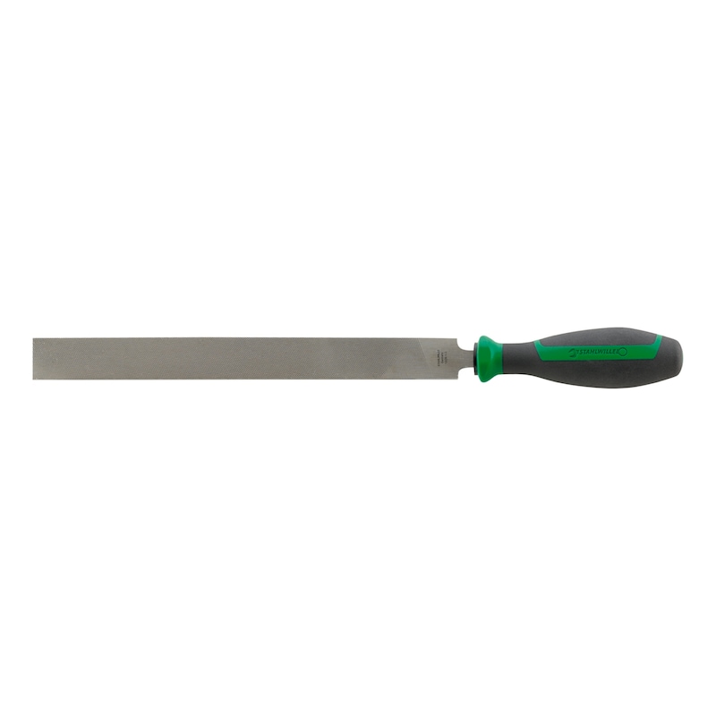 STAHLWILLE Flachfeile 12036 L.260 mm 3-Komponenten-Griff 72173102