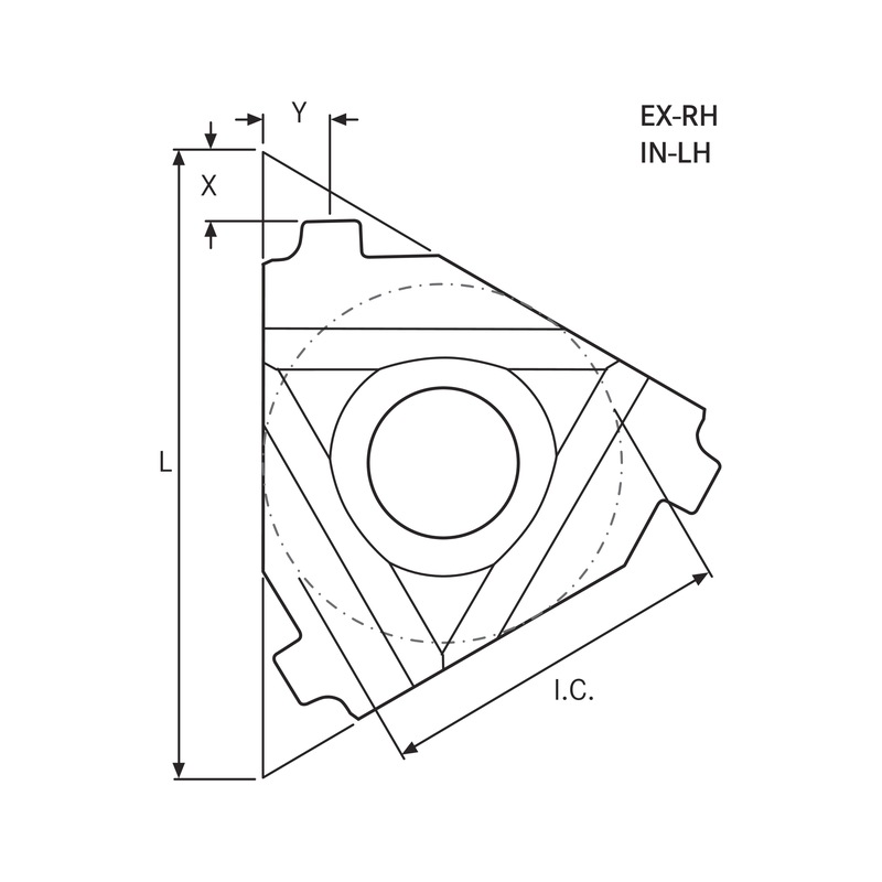 ATORN Full-profile thread cutting insert VAM ER HC5515 - 2 ATORN Full-profile thread cutting insert VAM ER HC5515 - 2