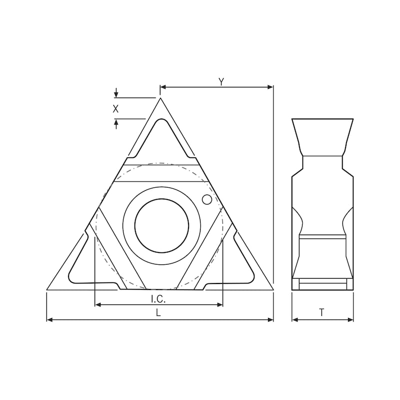 ATORN U full-profile thread cutting insert W ER/L HC5630 - 2 ATORN U full-profile thread cutting insert W ER/L HC5630 - 2