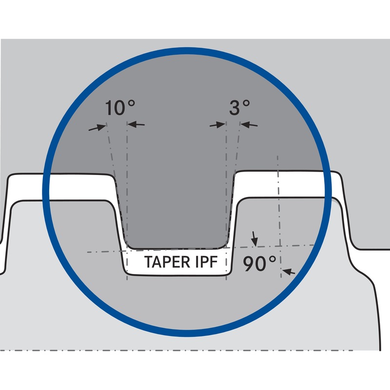 ATORN Full-profile thread cutting insert VAM ER HC5515 - 3 ATORN Full-profile thread cutting insert VAM ER HC5515 - 3