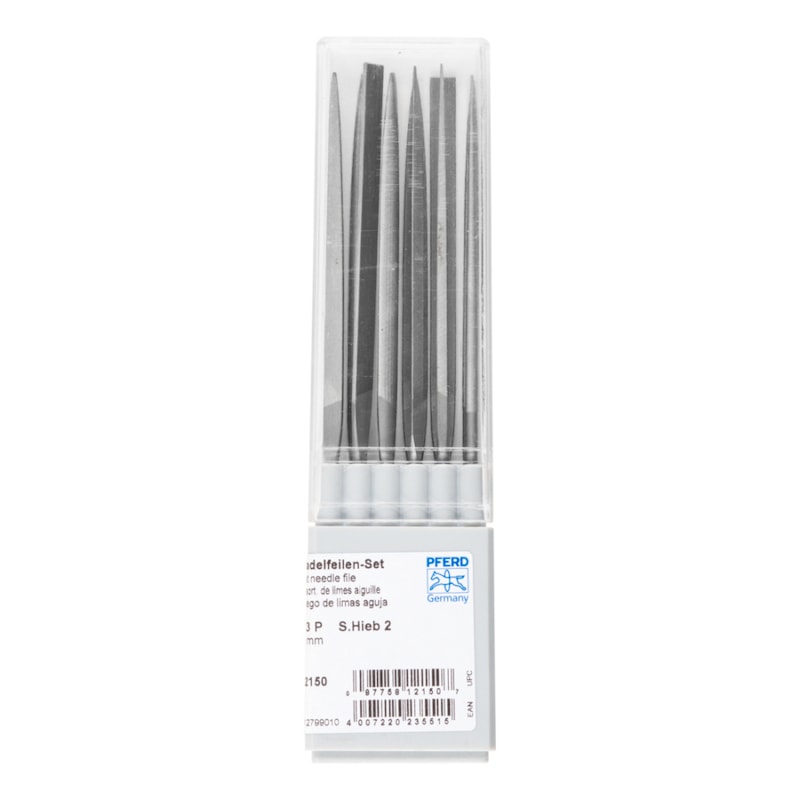 Pferd File Set PFERD Precision needle file set, 12 pieces in plastic box, 160 mm Swiss ...