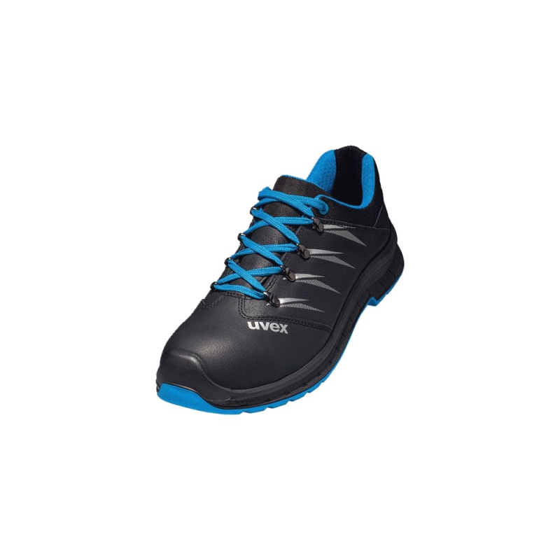 Uvex 2 Trend - Leder-Sicherheitsschuhe S3 SRC ESD - Blau/Schwarz - Gr. 42 Uvex 2 Trend - Leder-Sicherheitsschuhe S3 SRC ESD - Blau/Schwarz - Gr. 42