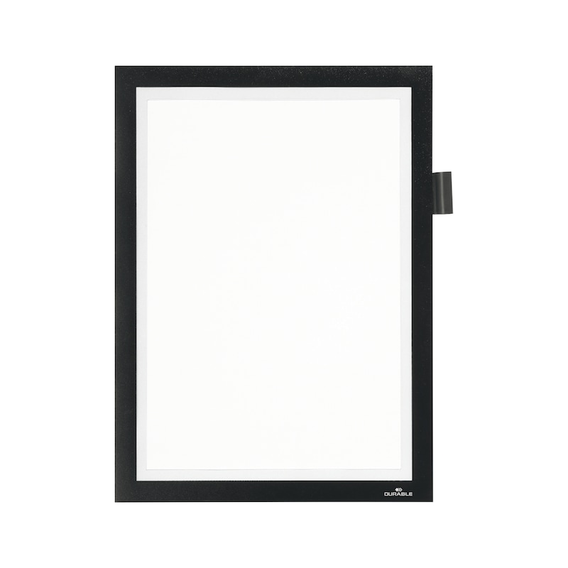 DURABLE DURAFRAME (R) A4 NOTE info frame, black - DURAFRAME (R) NOTE information frame
