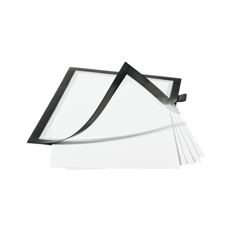 DURABLE DURAFRAME (R) A4 NOTE info frame, black - DURAFRAME (R) NOTE information frame