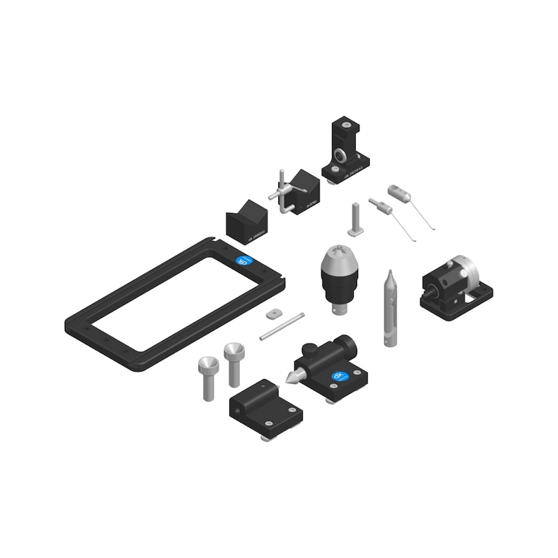 DK FIXIERSYSTEME Universal-Spannset für optische Mess- und Prüfgeräte ...