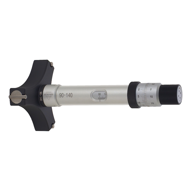 MICROTEST Analog 3P inside micrometer 90-140 mm - Analogue three-point inside micrometer with large measuring range