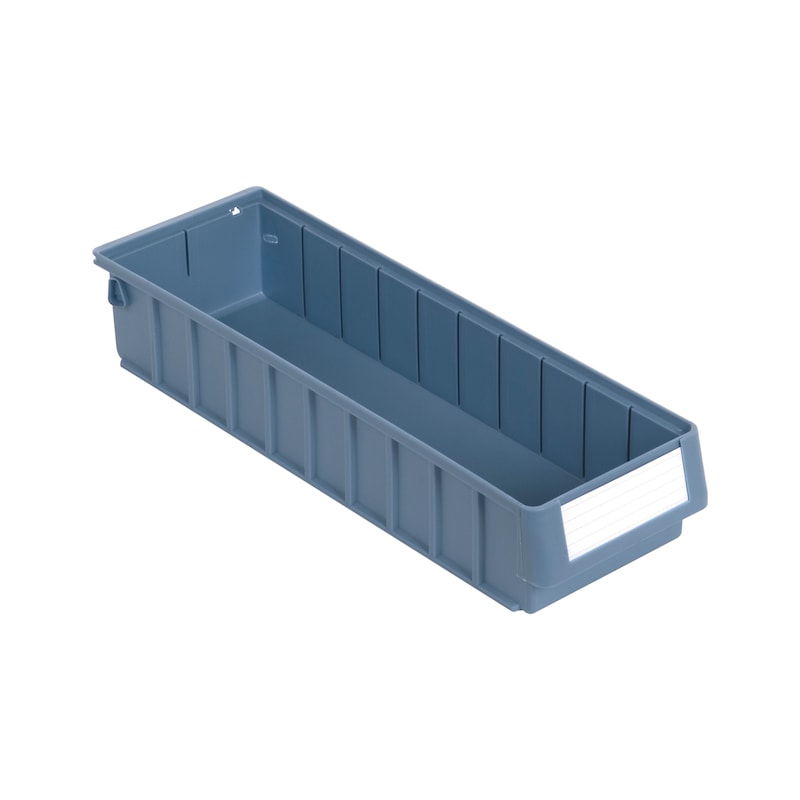 5kg Rk Box Regalkasten RK Box Classic mit glattem Boden 156 x 500 x 90 mm taubenblau